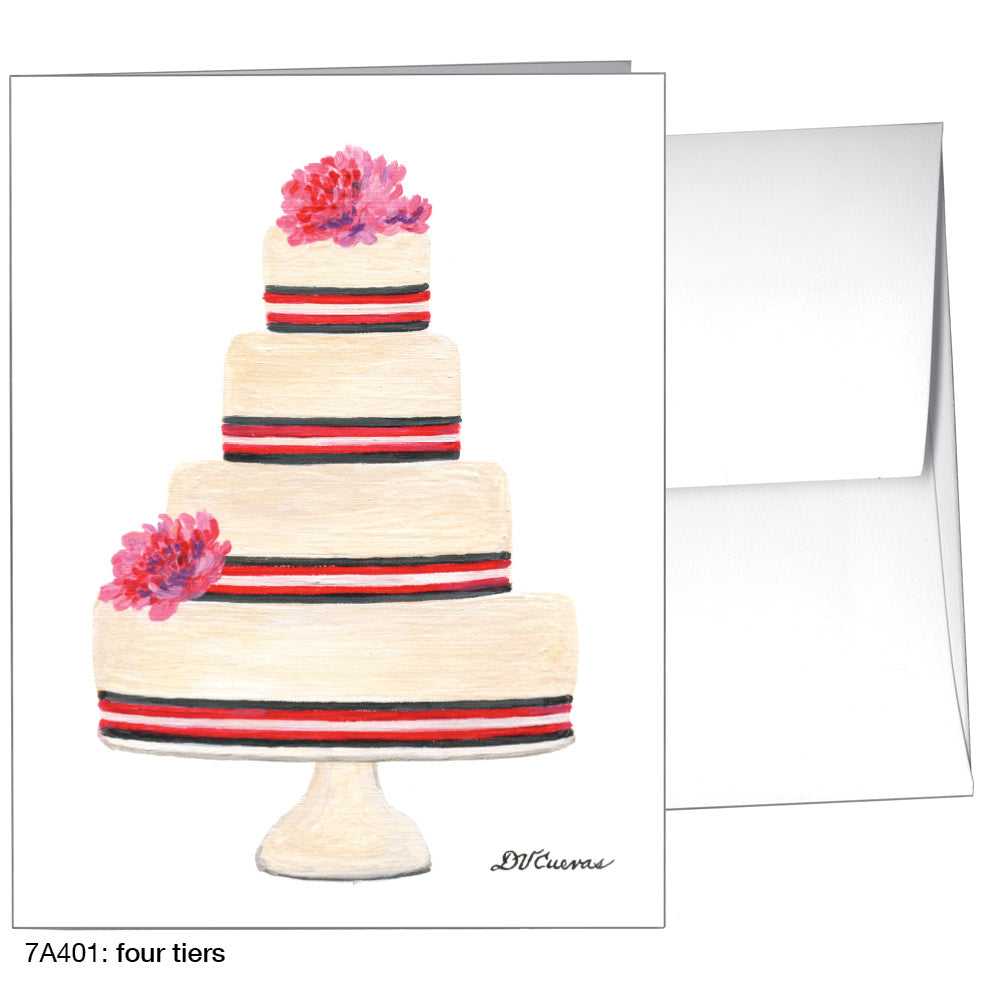 Four Tiers, Greeting Card (8576)