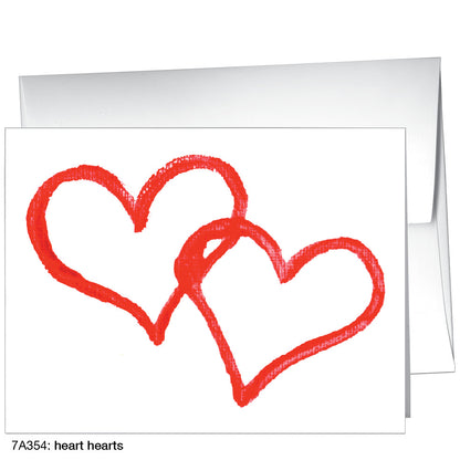 Hearts Duo, Greeting Card (8571)