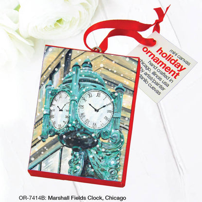 Marshall Fields Clock, Chicago, Ornament (OR-7414B)