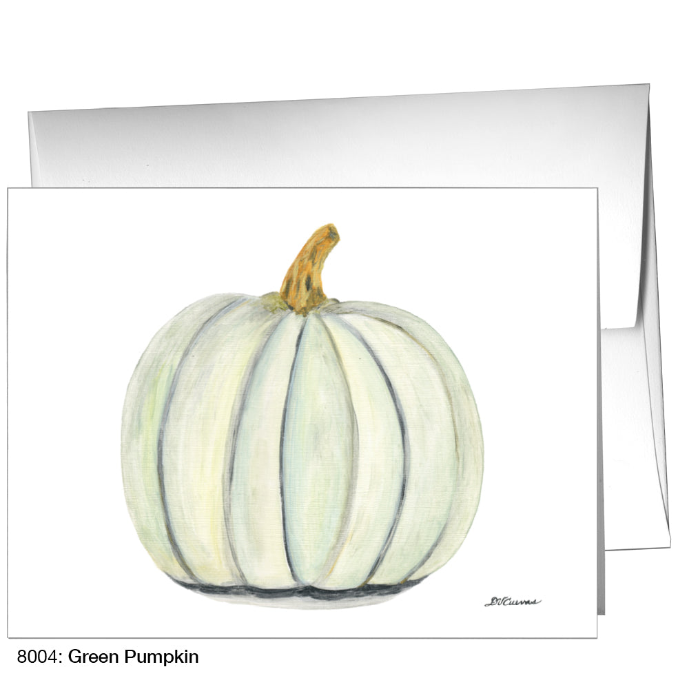 Green Pumpkin, Greeting Card (8004)