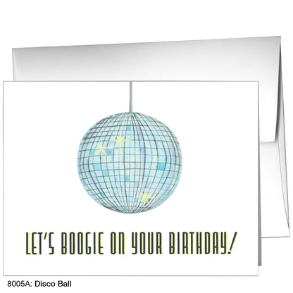 Disco Ball, Greeting Card (8005A)