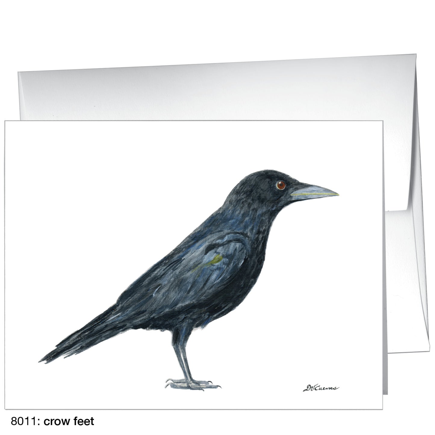 Crow Feet, Greeting Card (8011)