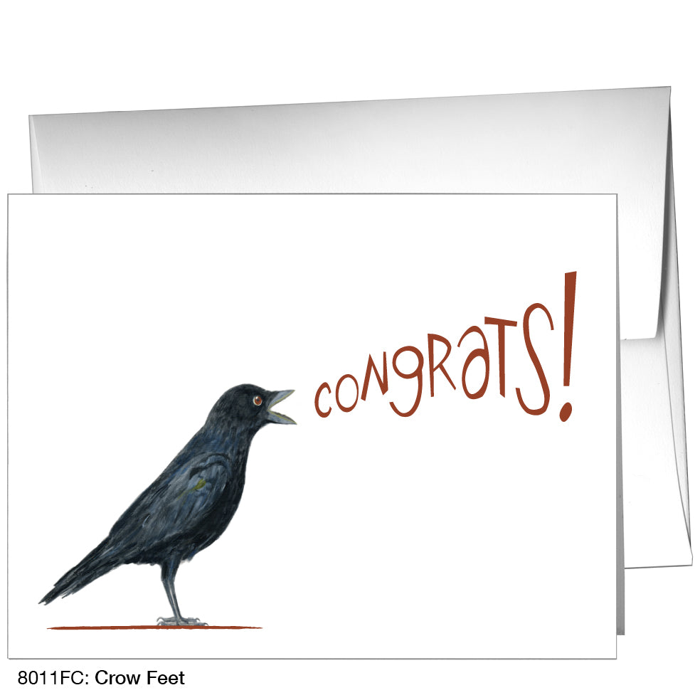 Crow Feet, Greeting Card (8011FC)