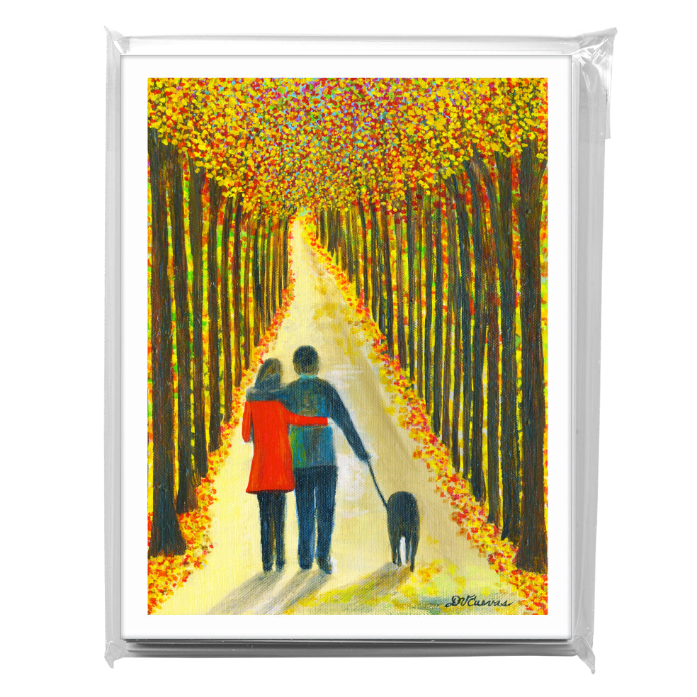 Autumn Walk, Greeting Card (8014)