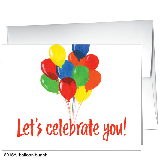 Balloon Bunch, Greeting Card (8015A)