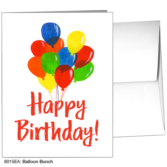 Balloon Bunch, Greeting Card (8015EA)