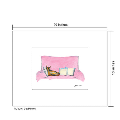 Cat Pillows, Print (#8016)