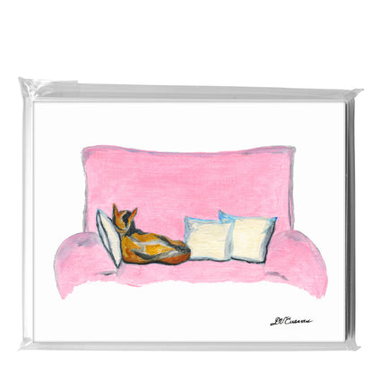 Cat Pillows, Greeting Card (8016)