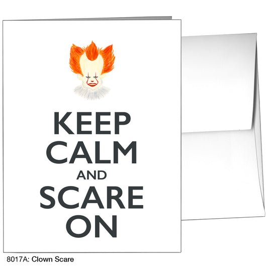 Clown Scare, Greeting Card (8017A)
