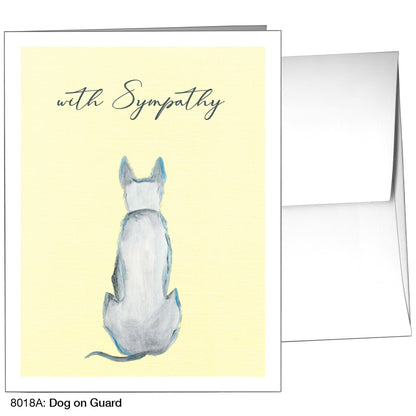 Dog On Guard, Greeting Card (8018A)