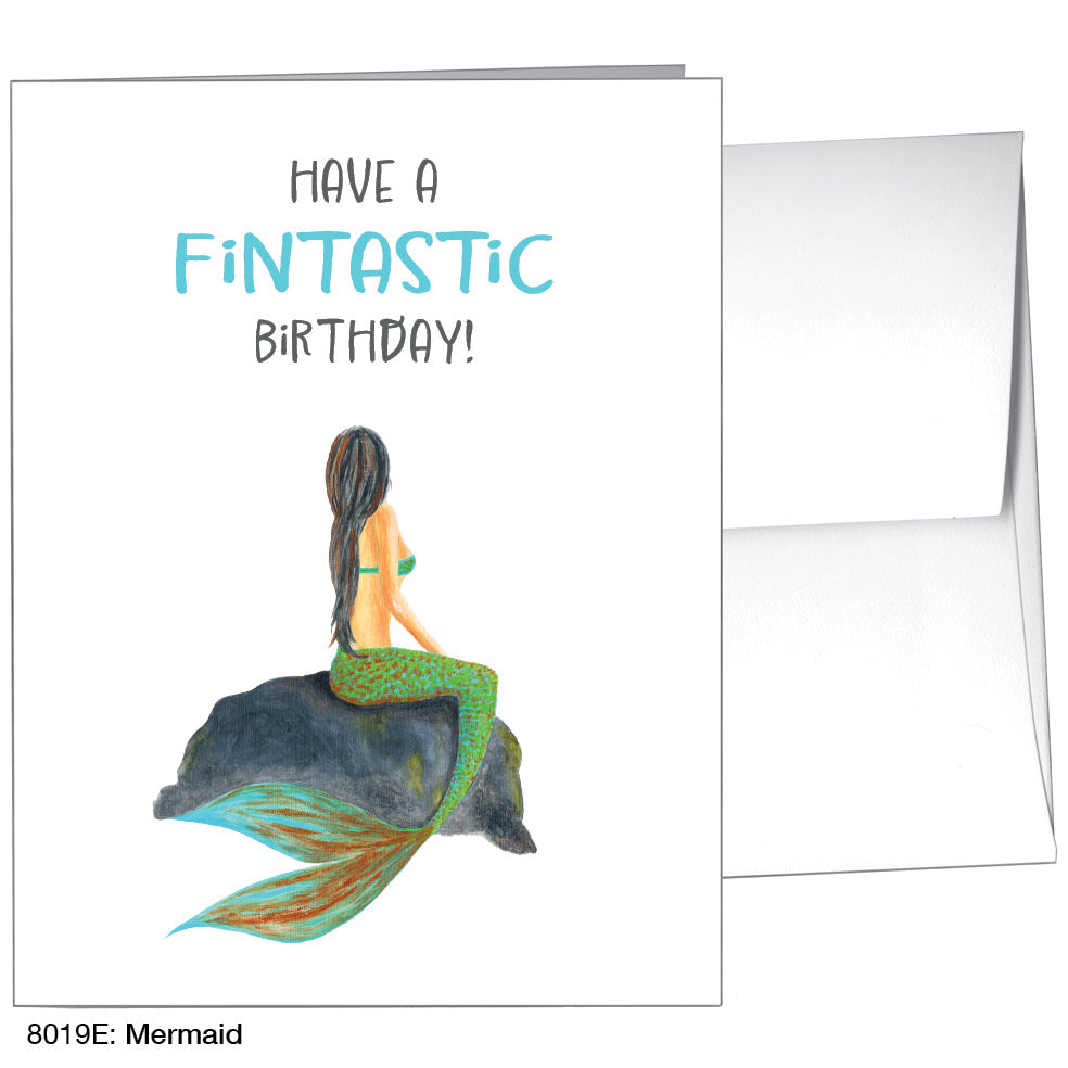 Mermaid, Greeting Card (8019E)