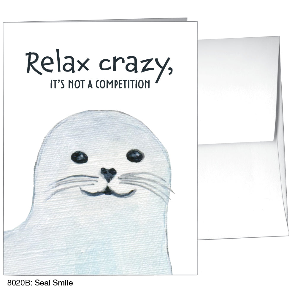 Seal Smile, Greeting Card (8020B)