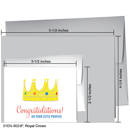 Royal Crown, Greeting Card (8024F)