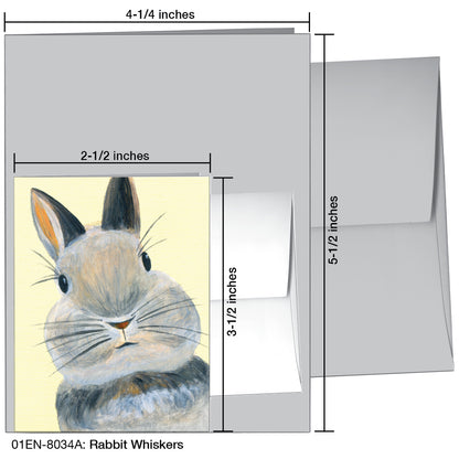 Rabbit Whiskers, Greeting Card (8034A)