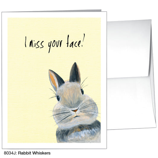 Rabbit Whiskers, Greeting Card (8034J)