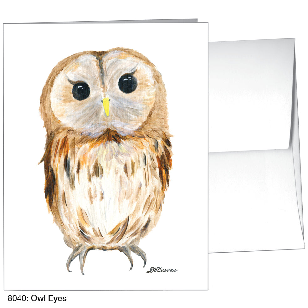 Owl Eyes, Greeting Card (8040)