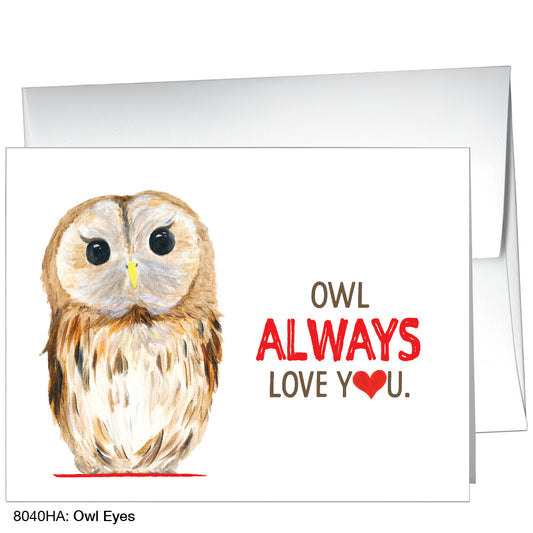 Owl Eyes, Greeting Card (8040HA)
