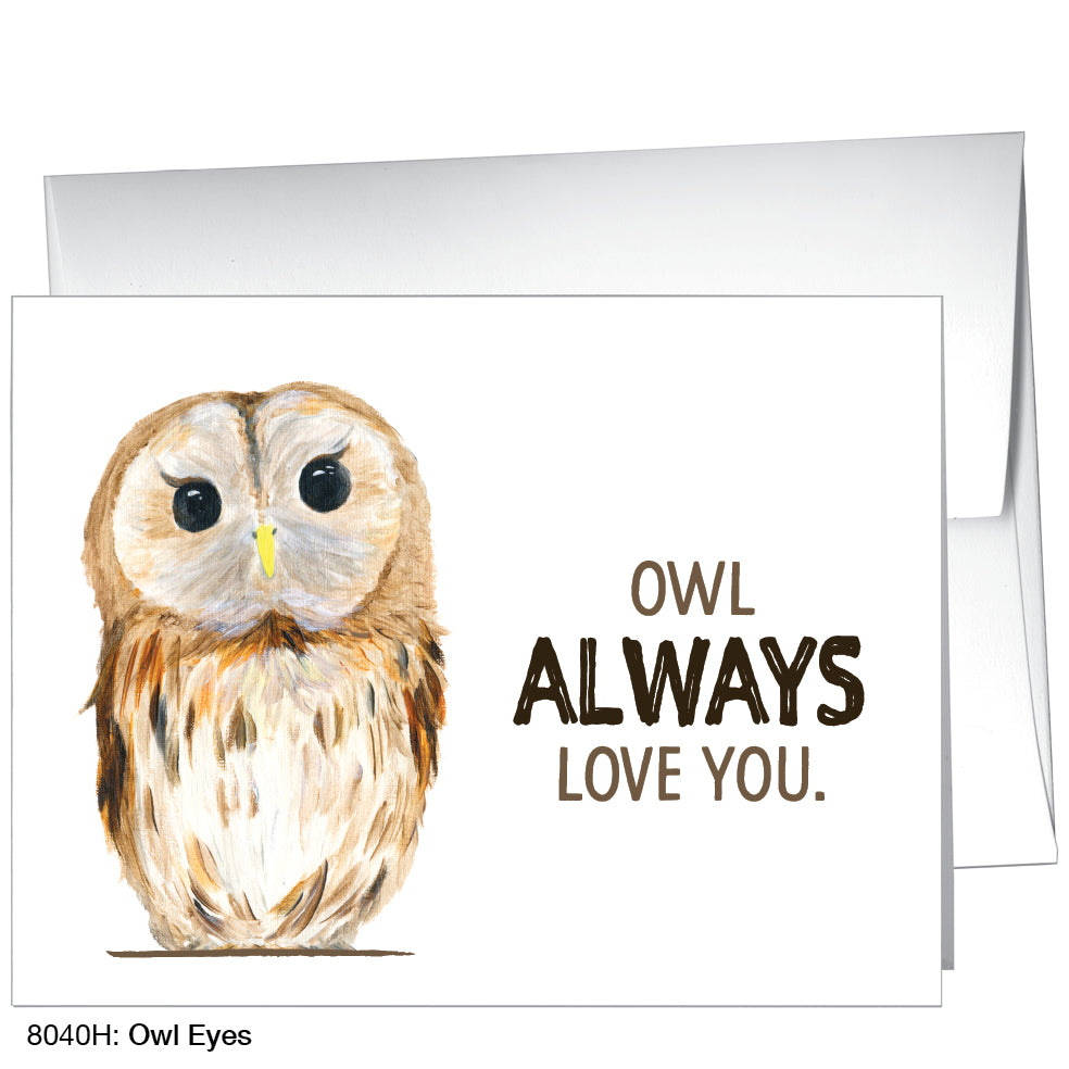 Owl Eyes, Greeting Card (8040H)