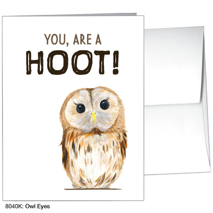 Owl Eyes, Greeting Card (8040K)