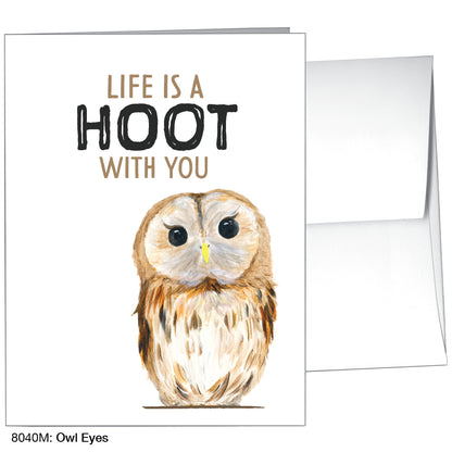 Owl Eyes, Greeting Card (8040M)