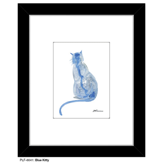 Blue Kitty, Print (#8041)