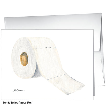 Toilet Paper Roll, Greeting Card (8043)