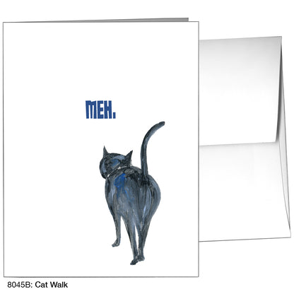 Cat Walk, Greeting Card (8045B)