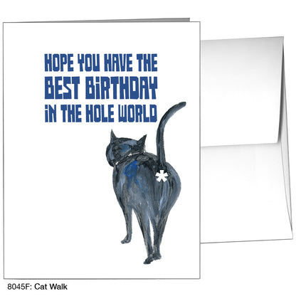Cat Walk, Greeting Card (8045F)