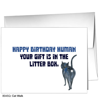Cat Walk, Greeting Card (8045Q)