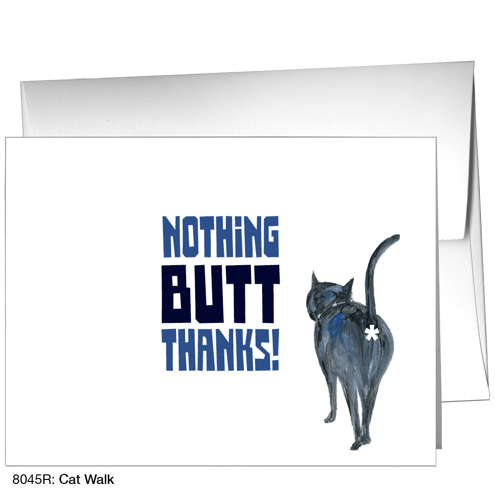 Cat Walk, Greeting Card (8045R)