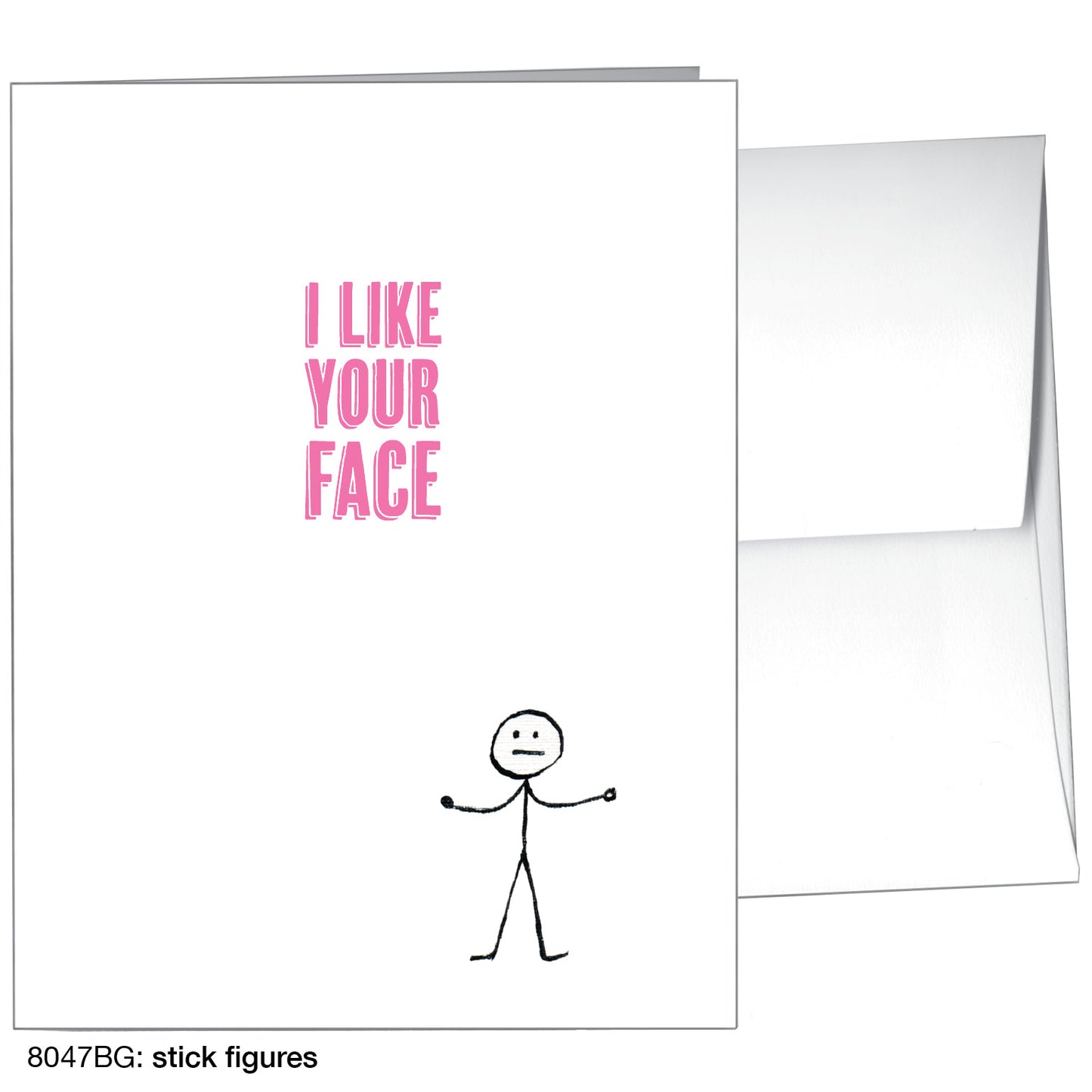 Stick Figures, Greeting Card (8047BG)