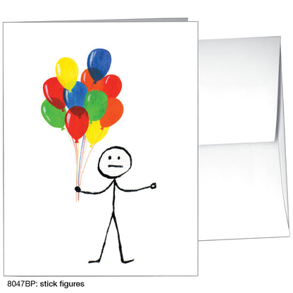 Stick Figures, Greeting Card (8047BP)