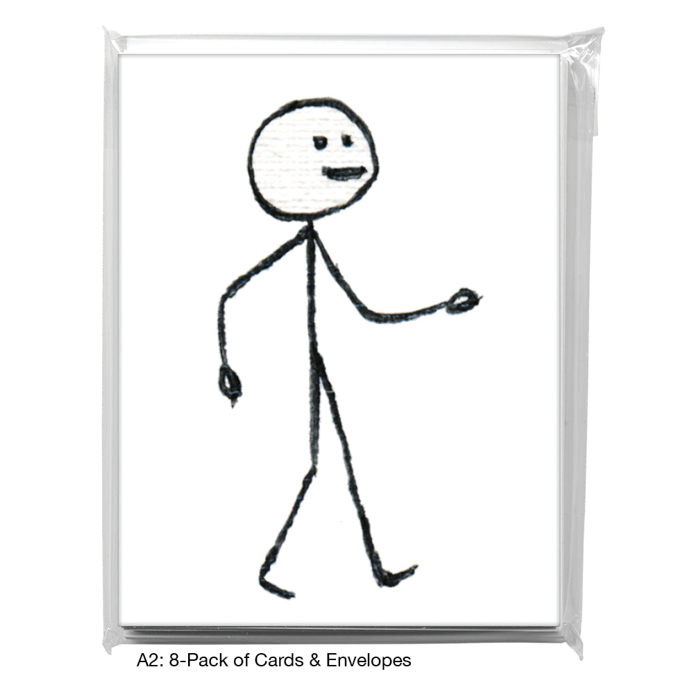Stick Figures, Greeting Card (8047C)