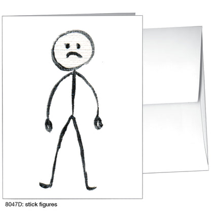Stick Figures, Greeting Card (8047D)