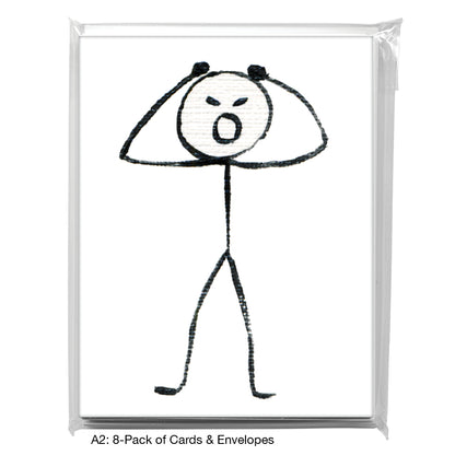 Stick Figures, Greeting Card (8047G)