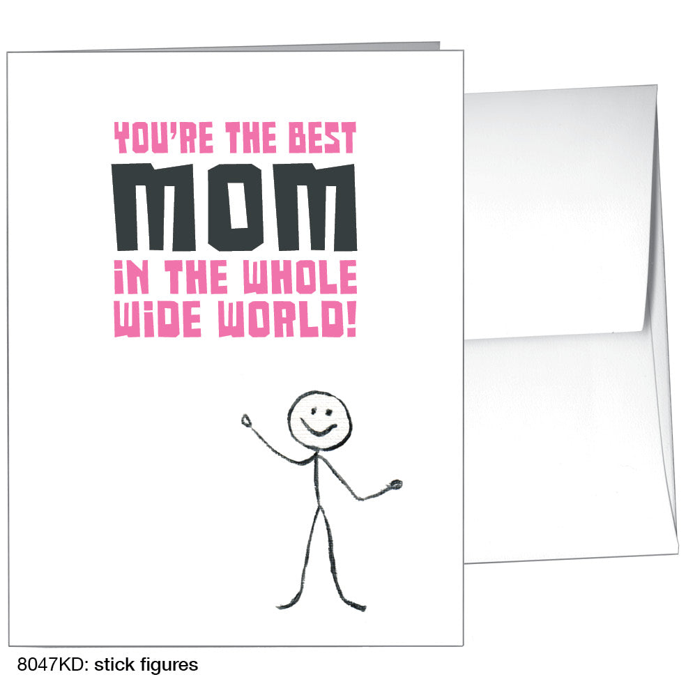 Stick Figures, Greeting Card (8047KD)