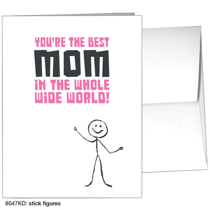 Stick Figures, Greeting Card (8047KD)