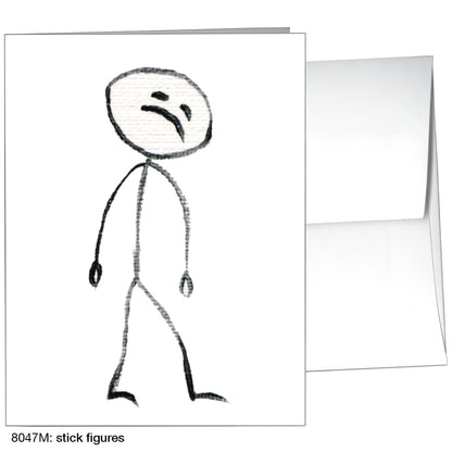 Stick Figures, Greeting Card (8047M)