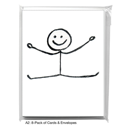 Stick Figures, Greeting Card (8047S)