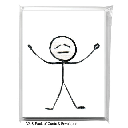 Stick Figures, Greeting Card (8047T)