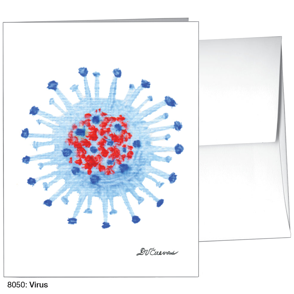 Virus, Greeting Card (8050)