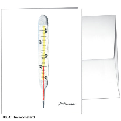 Thermometer 1, Greeting Card (8051)