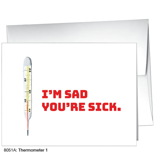Thermometer 1, Greeting Card (8051A)