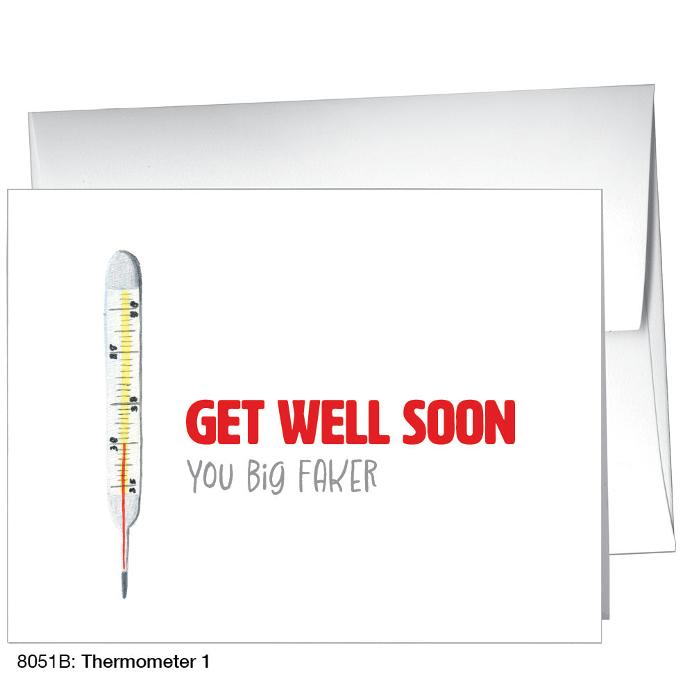 Thermometer 1, Greeting Card (8051B)