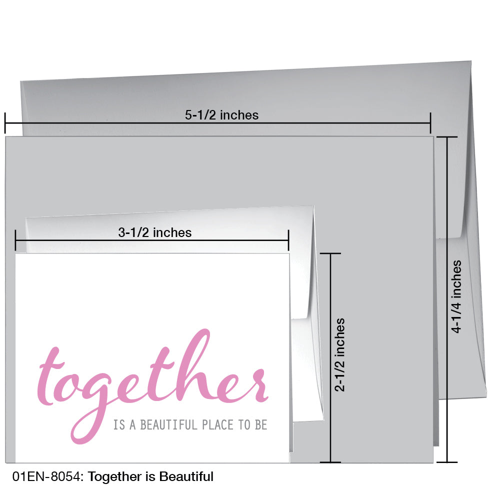 Together Is Beautiful, Greeting Card (8054)