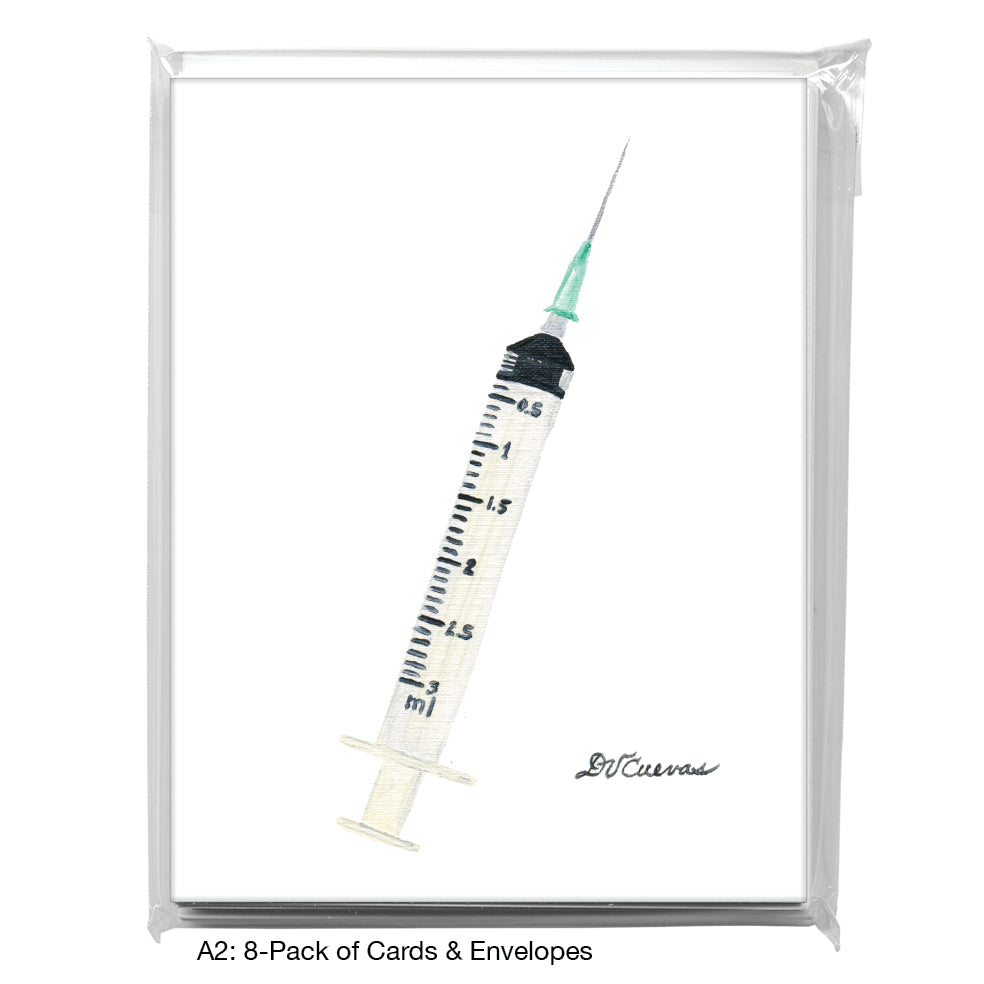 Syringe, Greeting Card (8059)