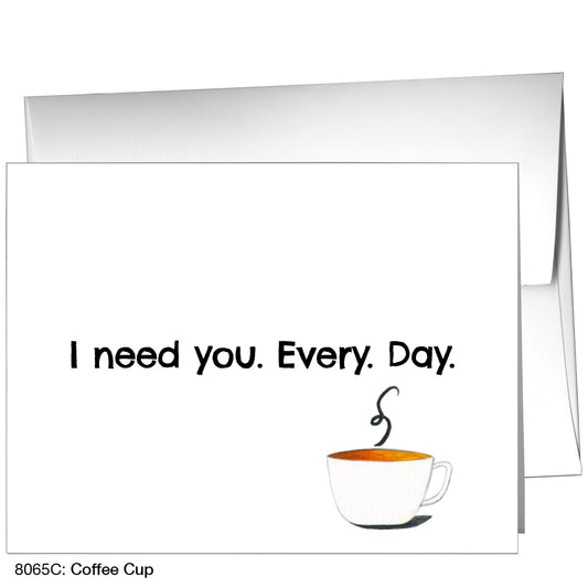 Coffee Cup, Greeting Card (8065C)