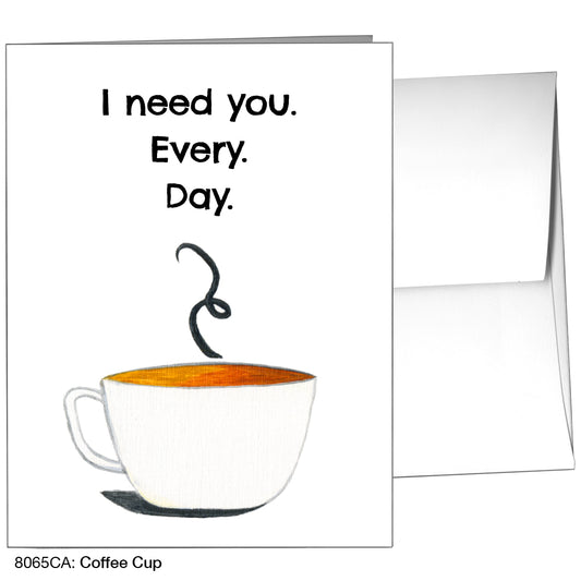 Coffee Cup, Greeting Card (8065CA)