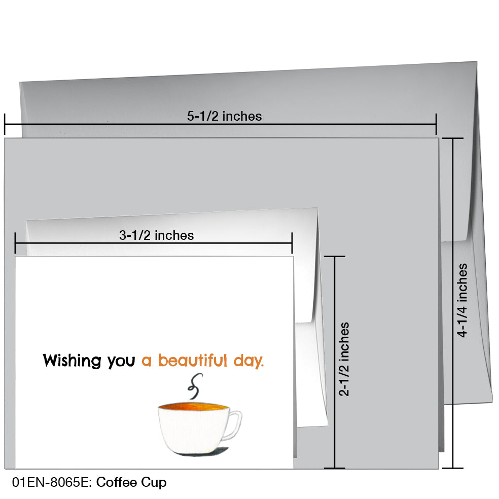 Coffee Cup, Greeting Card (8065E)