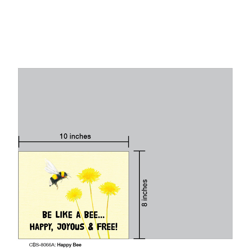Happy Bee, Card Board (8066A)